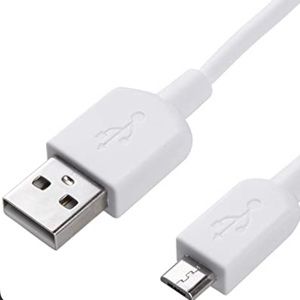 ✨3 for $20✨ 1’ white Micro USB to USB Cable